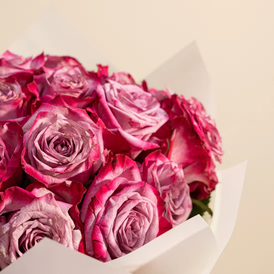 Delightful Purple Rose Bouquet