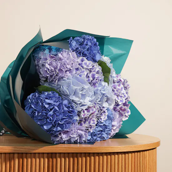 Blue Hydrangea Bouquet