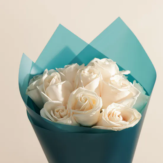 Floward Feel Better Soon Blue Cake | Bright Days Flower Bouquet