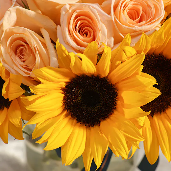 Sunshine Blooms Flowers Vase