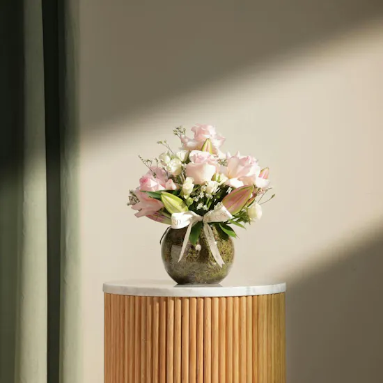 Whispering Garden Flowers Vase