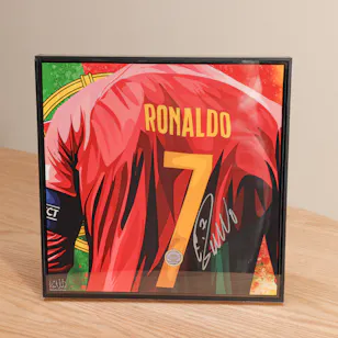 Cristiano Signed Art Piece Exclusively Designed By The Renowned Artist Keetatat Sitthiket