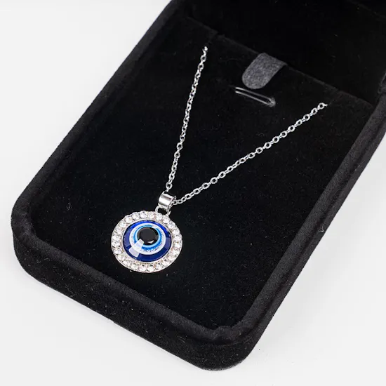 ZUS Blue Eye Necklace | Flowers