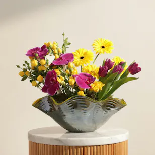 Radiant Mornings Flower Vase