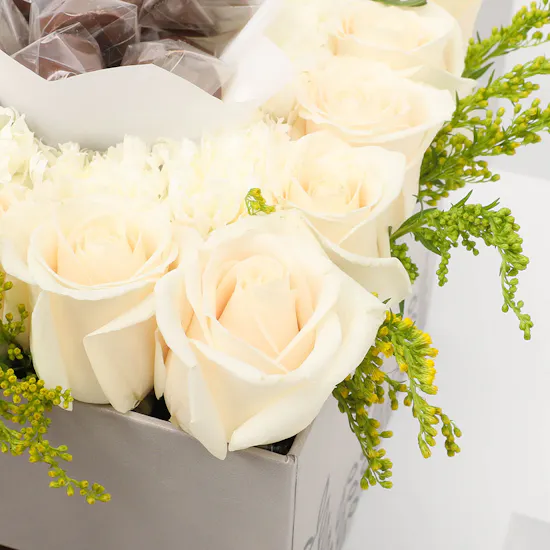 White Rose Box | Chocolates Drawer