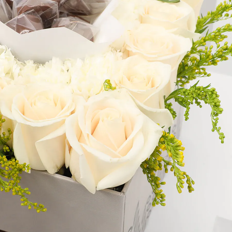 White Rose Box | Chocolates Drawer 4