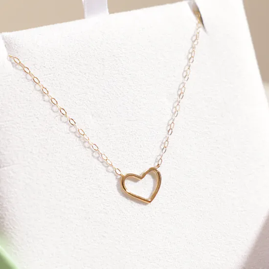 Miss L' by L'azurde Heart Gold Necklace