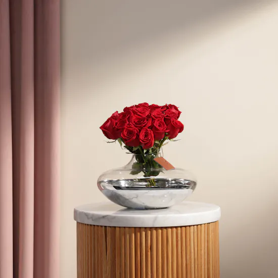 Rose Glow Flowers Vase