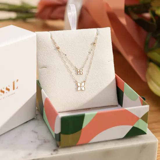 Miss L by L'azurde Flower Layered Necklace | Tenderness of Heart Bouquet