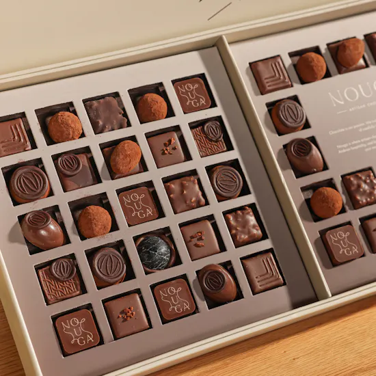 Nouga Get Well Soon Bonbons Chocolates Classic Trio Box | Faithful Flower Vase