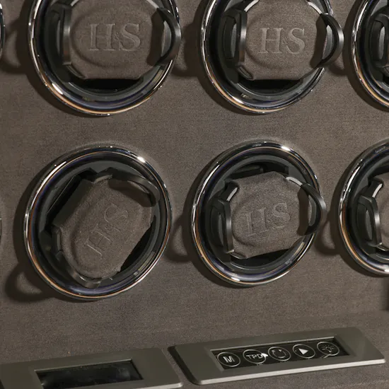 Heisse & Söhne Rome 8 Ebony Watch Winder