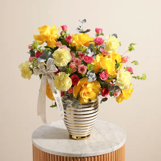 Color of Happiness Flower Vase
