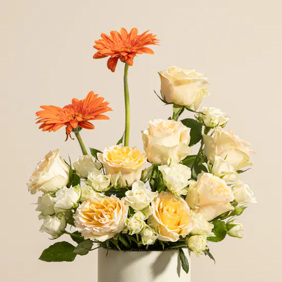 Golden Bloom Flower Box