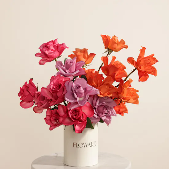 Vibrant Elegance Roses Box