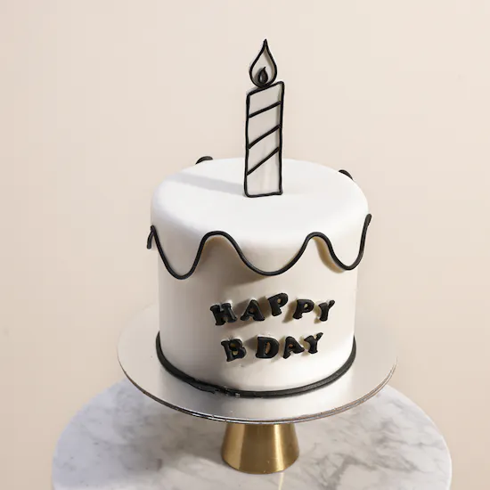 Floward Birthday Chocolate and Vanilla Cake