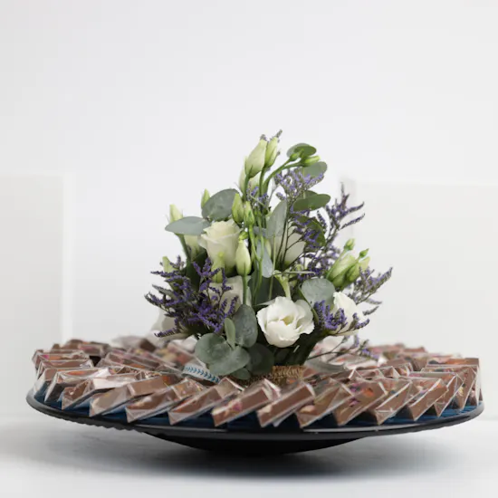 Chocolate Heaven | White Eustoma
