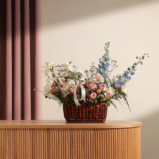 Serenity Floral Basket