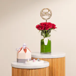 Shan Shal Chocolates Box | Happy Birthday Roses