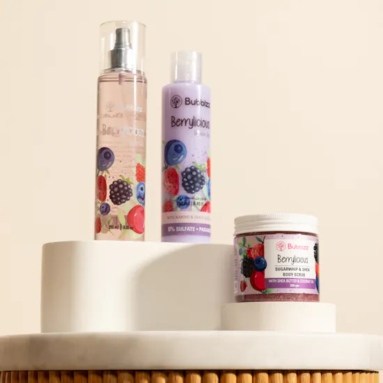 Bubblzz Love is in The Air Berrylicious Beauty Set