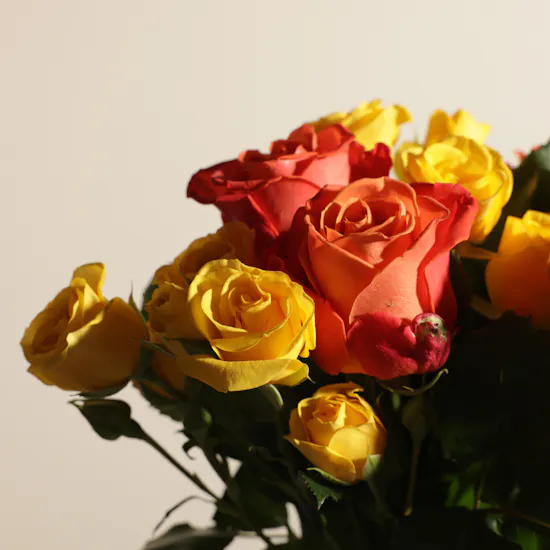 Golden Glow Flower Bouquet
