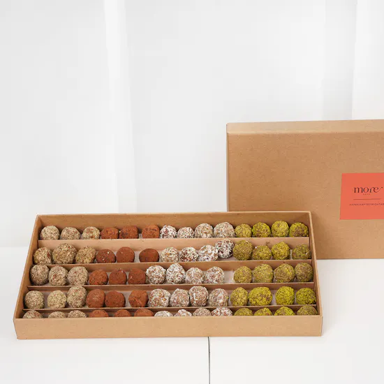 More Medium Vegan Truffle Box | Rose Bouquet