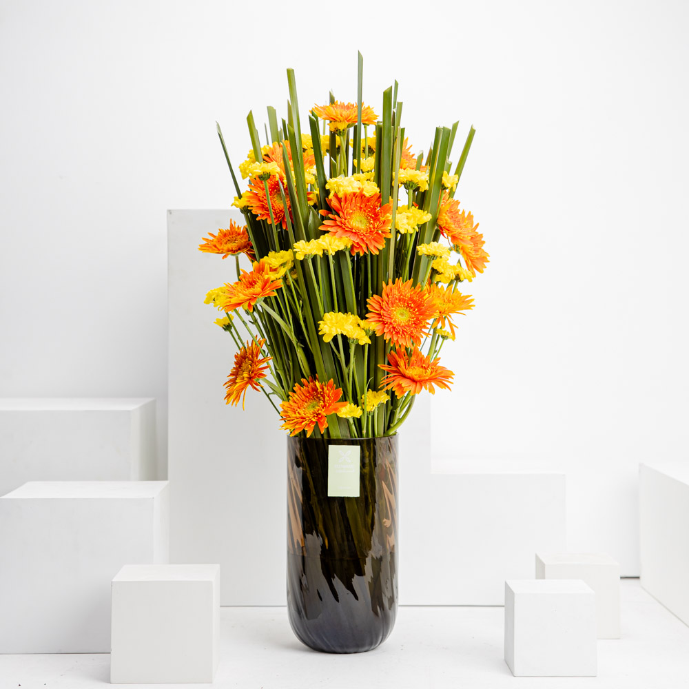 مزهرية نابضة بالحياة