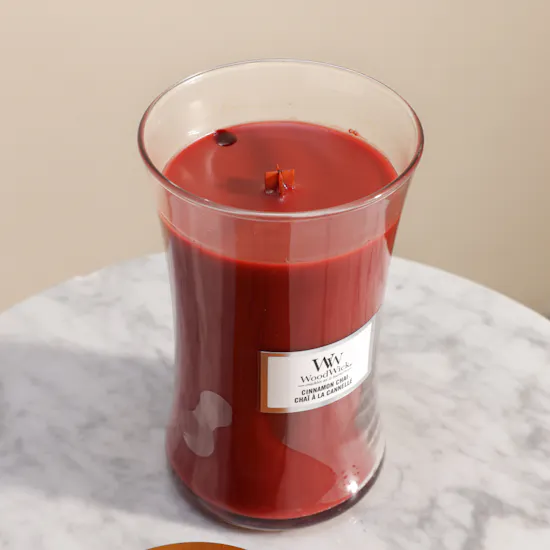 Woodwick Large Cinnamon Chai Hourglass Candle