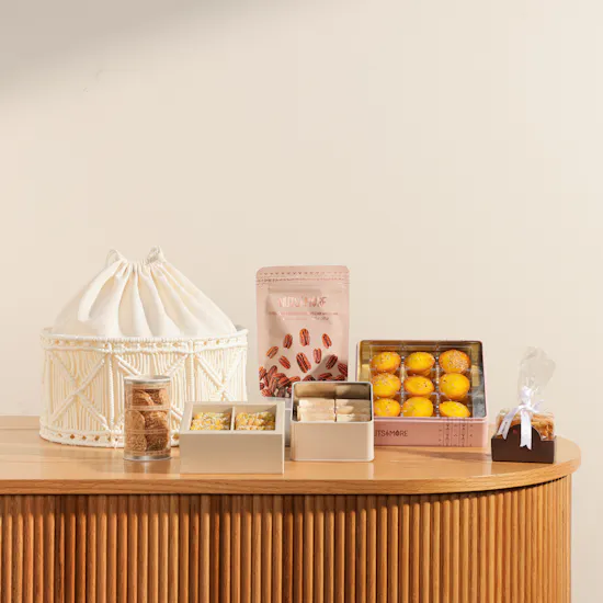 Nuts and More Luxury Arabic Sweets Gift Basket