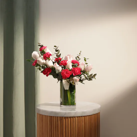 Pink Cheer Flower Vase