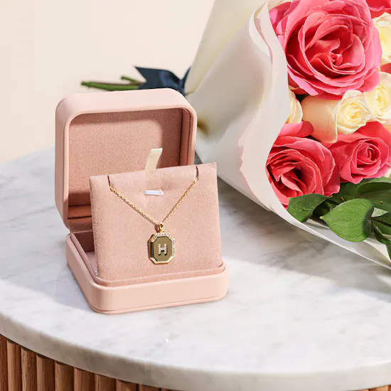 Floward Silver Necklace | Birthday Bouquet