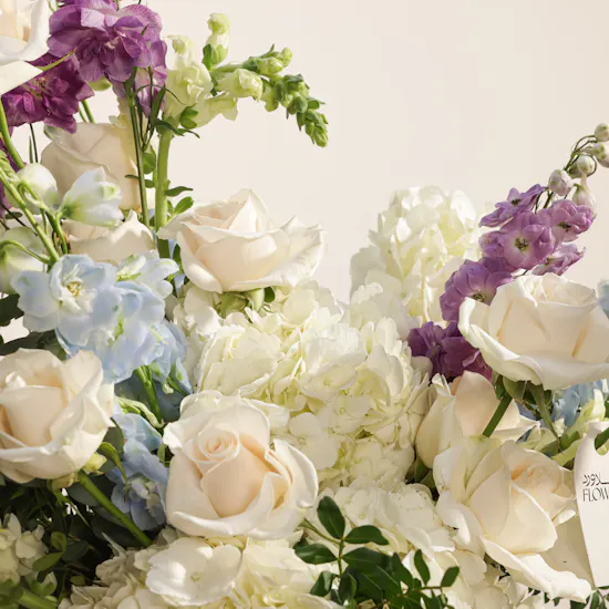 Charming Delphinium Vase