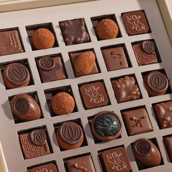 Nouga Congrats Bonbons Chocolates Classic Trio Box