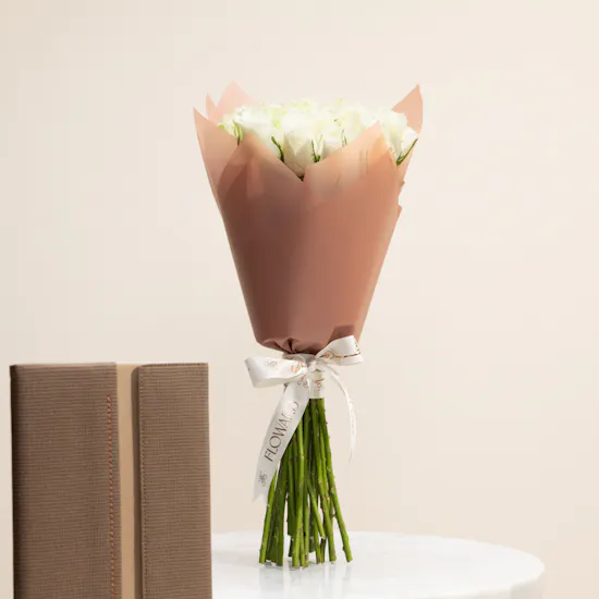 Atom Caramel Pro Notebook | Delight Flowers bouquet
