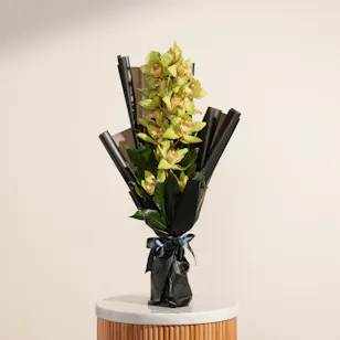 Green Cymbidium Bouquet