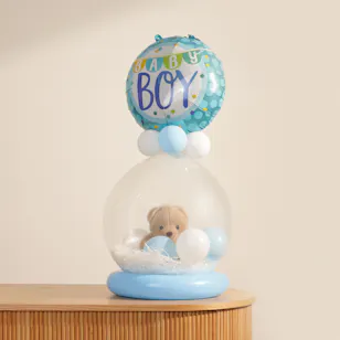 Balloonizer Bay Boy Balloons and Teddy Bear