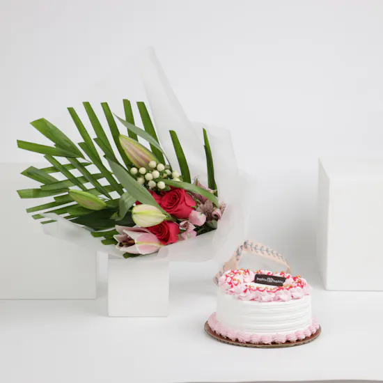Baskin Robbins Incredible Cake | Flowers