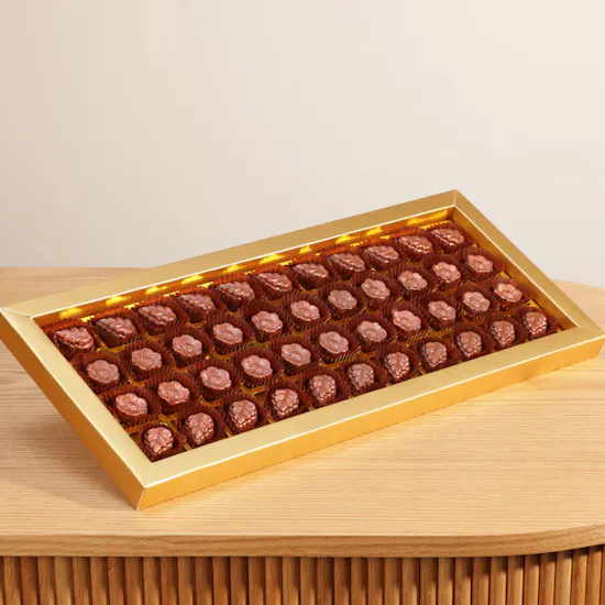 Ghazl Golden Chocolates | Bright Vase