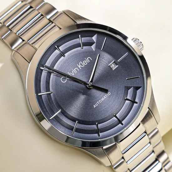 Calvin Klein Silver H-Link Automatic Men's Watch