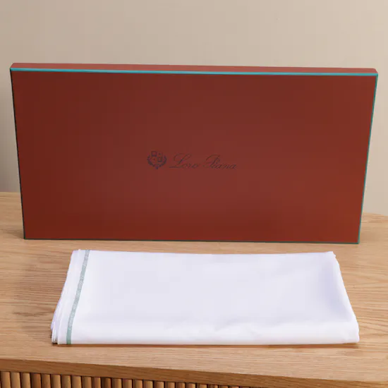 Alshal Loro Piana White Fabric