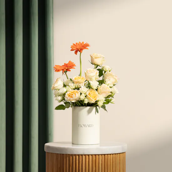 Golden Bloom Flower Box