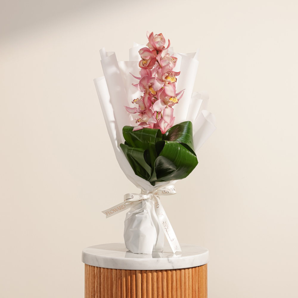 Pink Cymbidium Bouquet