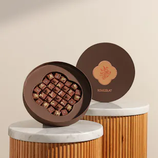 Soucolat Round Chocolate Box