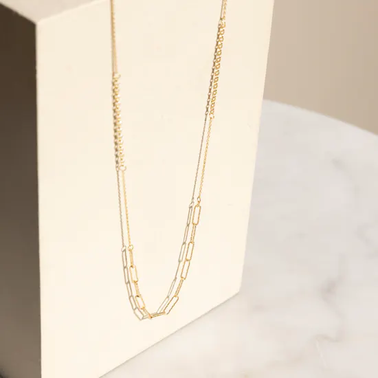 Siran by Iram Linglong Gold Necklace