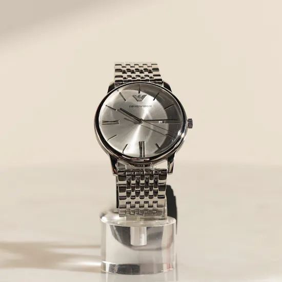 Emporio Armani Men's Silver Stainless Steel Watch