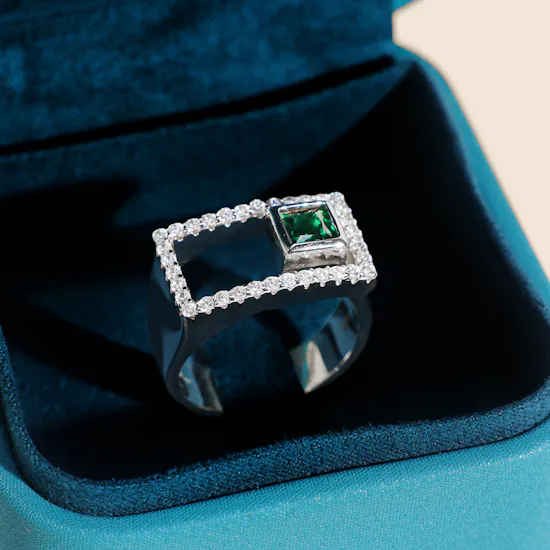 Floward Virelle Silver Men's Ring | Size 8