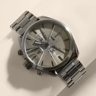 Diesel Chrono Gray Single-Link Strap Men’s Watch