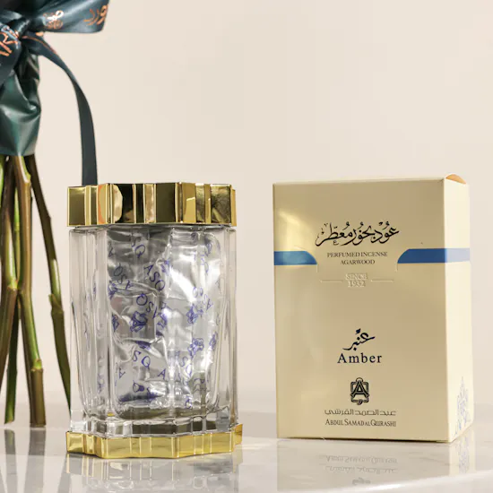 Abdul Samad Al Qurashi Amber Perfumed Agarwood Bakhoor | Warm Moment Flowers Bouquet