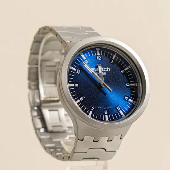 Swatch Indigo Hour Silver Unisex Watch