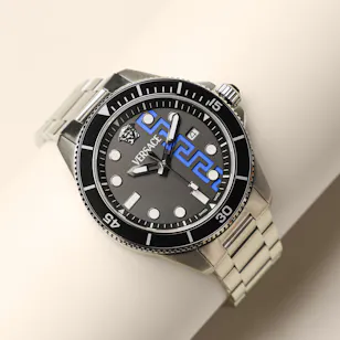 Versace Silver Greca Force Men's Watch Versace Silver Greca Force Men's Watch
