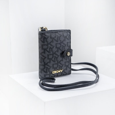 DKNY Women Strapped Card Holder 